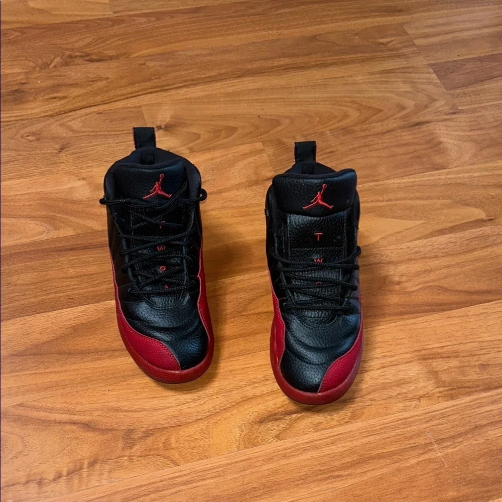 Jordan Kids Black and Red Boots
